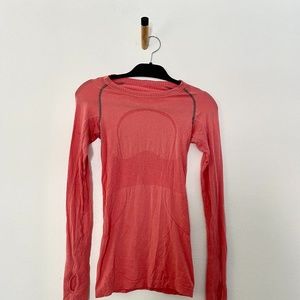 Lululemon Swiftly Tech Long-Sleeve Top Pink